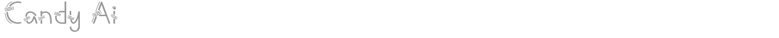 Candy Ai font preview